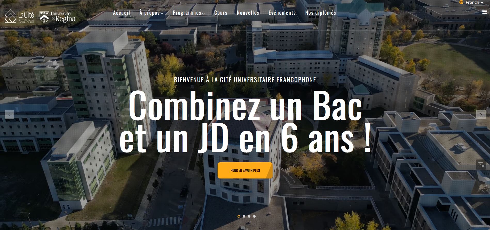 Quoi de neuf, University of Regina