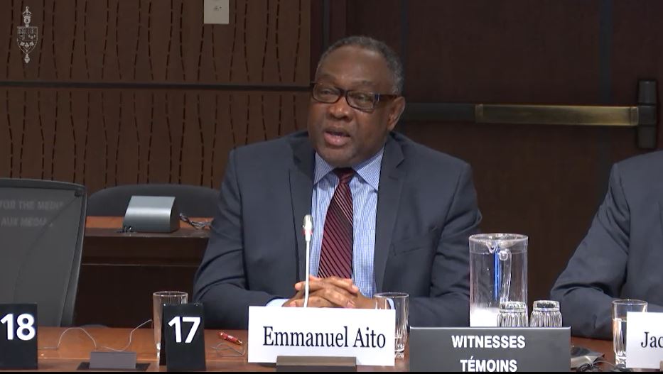 Dr. Emmanuel Aito, University of Regina