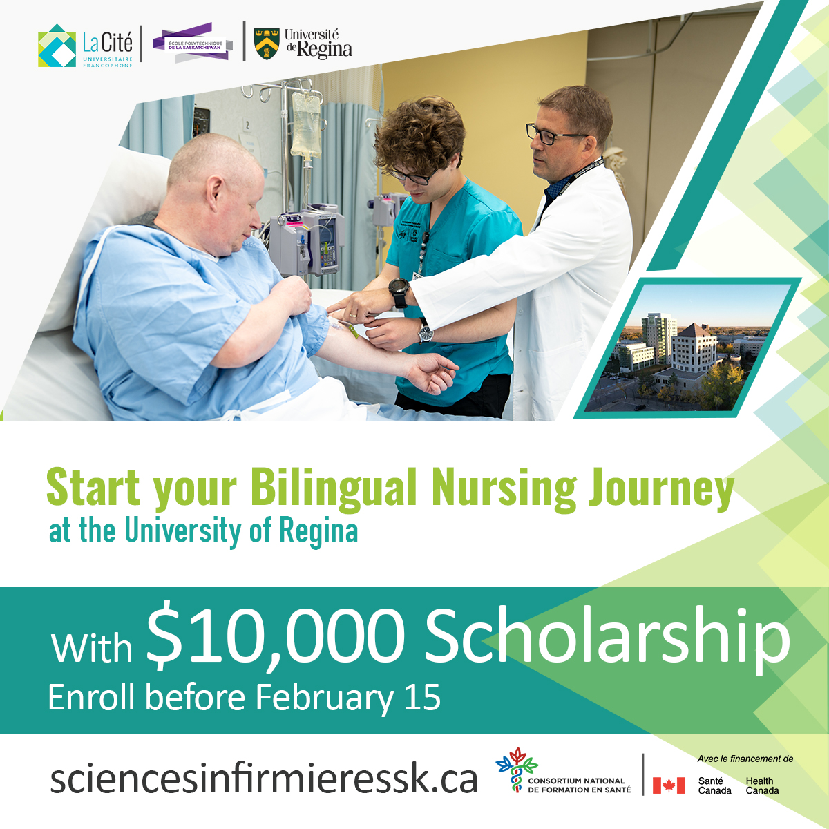 University of Regina bilingual nursign