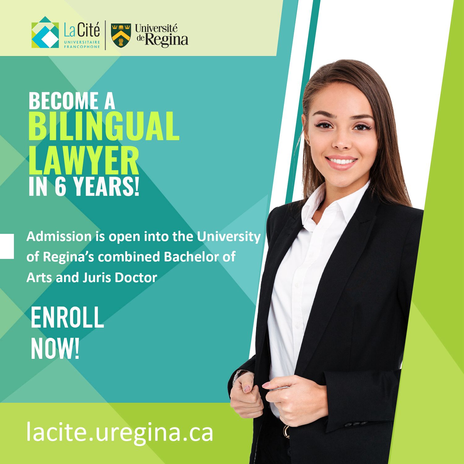 La Cite BA and Law program poster
